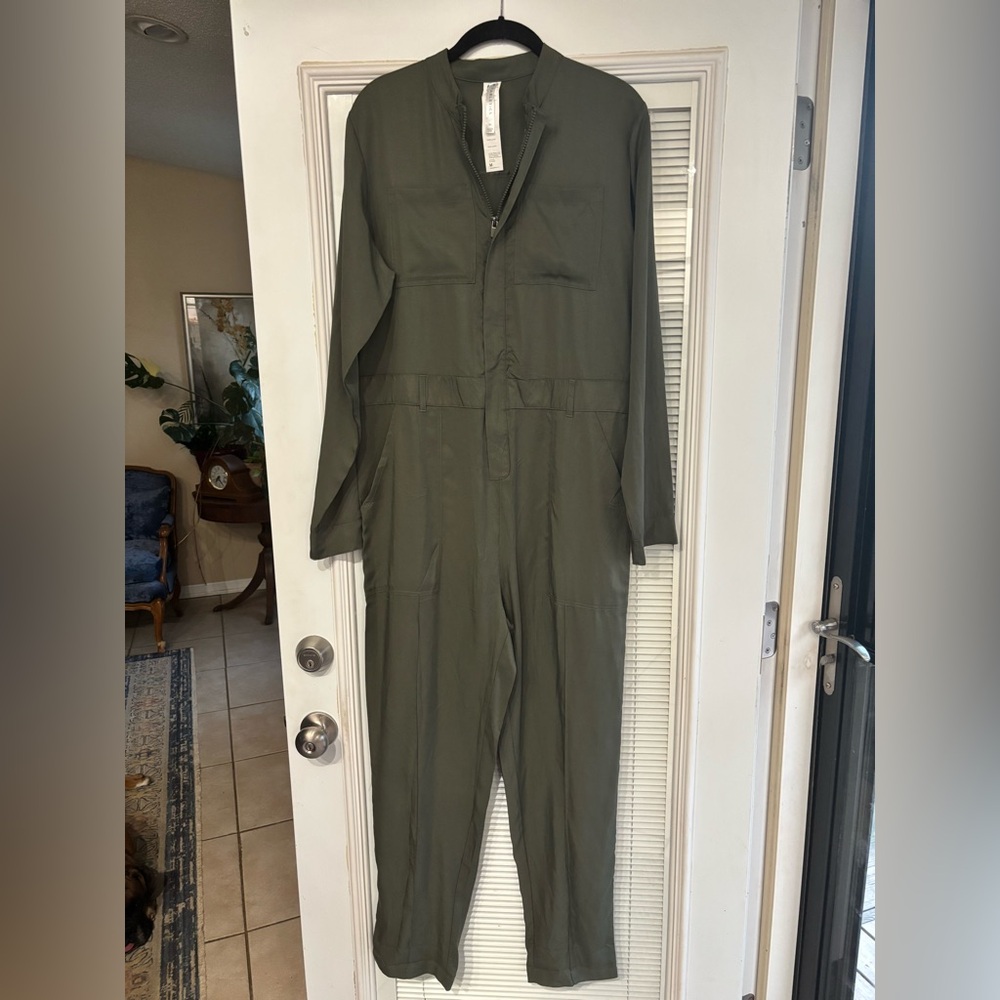 Olive Green Women's Jumpsuit